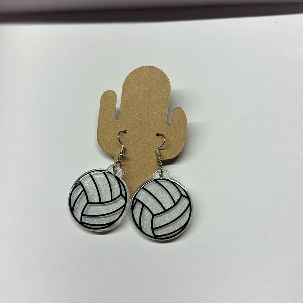 Volleyball earrings